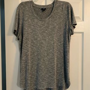 Mossimo grey slit shirt